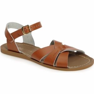 Saltwater Sandals, Tan Size 11